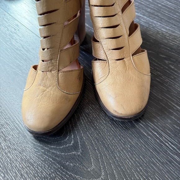 Free People Hayes Heel Leather cutout Boot - Size EU 41 or US 11 - Picture 2 of 9